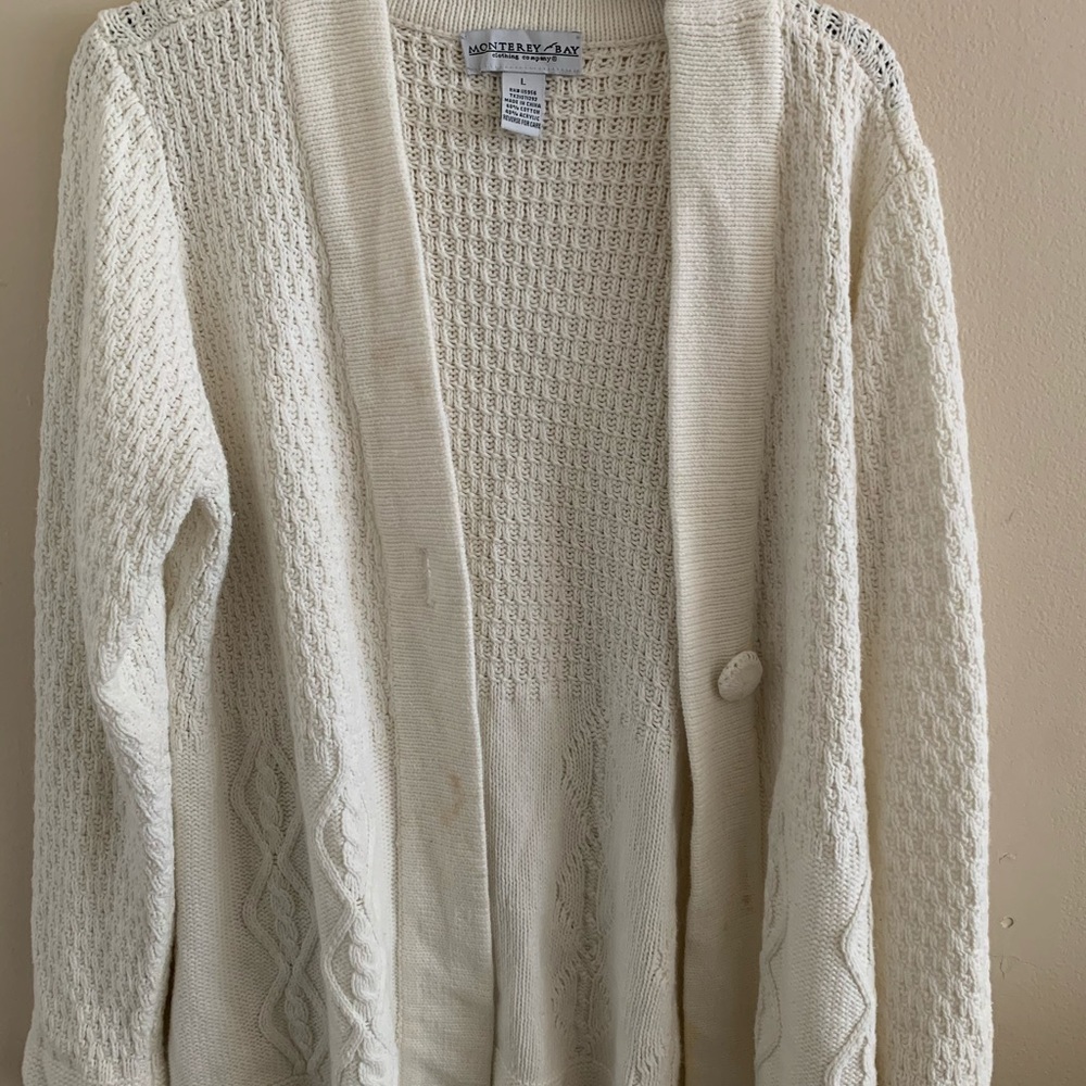 White Cardigan